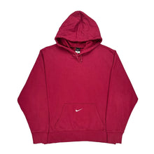  Nike Hoodie - Large Red Cotton Blend