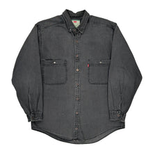  Levis Denim Shirt - Large Black Cotton