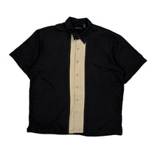  Van Heusen Short Sleeve Shirt - XL Black Polyester