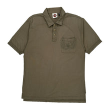  Harley Davidson Polo Shirt - Large Khaki Cotton Blend