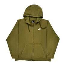  Nike Hoodie - XL Khaki Cotton Blend