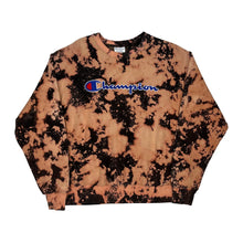  Reverse Weave Champion Tie-Dye Sweatshirt - XL Brown Cotton