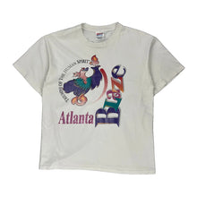  Single Stitch Atlanta Blaze Made In Usa Hanes Graphic T-Shirt - Large White Cotton