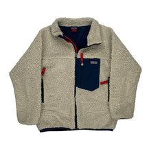  Age 7-8 Patagonia Fleece Jacket - Small Cream Polyester