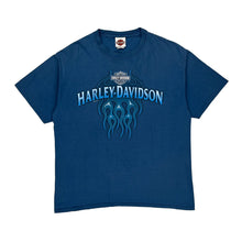  Hillbilly Harley Davidson T-Shirt - Large Blue Cotton