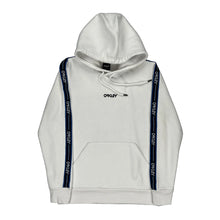  Oakley Spellout Hoodie - Large White Cotton Blend