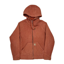  Carhartt Hoodie - Large Orange Cotton Blend