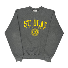  St. Olaf College Champion College Sweatshirt - Small Grey Cotton Blend