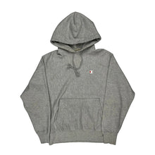  Reverse Weave Champion Hoodie - Medium Grey Cotton Blend