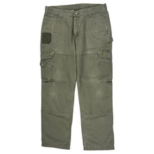  Carhartt Cargo Trousers - 34″ Waist Green Cotton