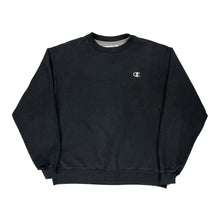  Champion Sweatshirt - Large Black Cotton Blend