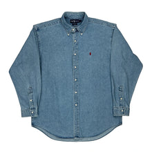  Ralph Lauren Denim Shirt - Large Blue Cotton