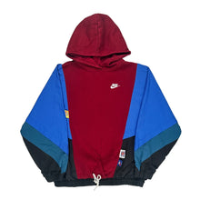  Nike Hoodie - Medium Burgundy Cotton Blend