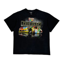  Kyle Busch Nascar Graphic T-Shirt - XL Black Cotton