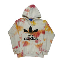  Adidas Tie-Dye Hoodie - Medium Multicoloured Cotton Blend