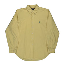  Ralph Lauren Checked Shirt - Large Yellow Cotton