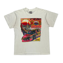  Charlotte Motor Speedway Oneita Nascar T-Shirt - XL White Cotton Blend