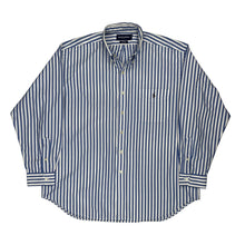  Ralph Lauren Striped Shirt - XL Blue Cotton