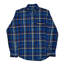  Ralph Lauren Checked Flannel Shirt - Medium Blue Cotton