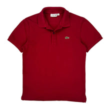  Lacoste Polo Shirt - Medium Red Cotton