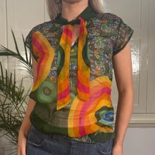  Vintage green Desigual Blouse - womens small