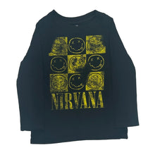  Age 3 Nirvana Band Long Sleeve T-Shirt - 2XS Black Cotton