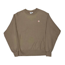  Reverse Weave Champion Sweatshirt - Large Brown Cotton Blend