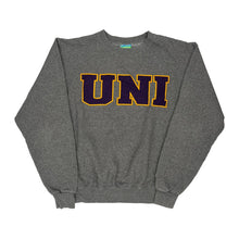  Uni Champion College Sweatshirt - Small Grey Cotton Blend