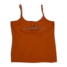  Harley Davidson Graphic Cami Top - XL Orange Cotton