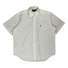  Ralph Lauren Short Sleeve Shirt - XL White Cotton