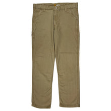  Carhartt Trousers - 35W 32L Khaki Cotton