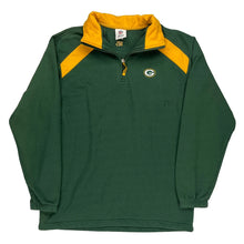  Green Bay Packers Nfl Graphic 1/4 Zip - XL Green Cotton Blend