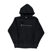  Reverse Weave Champion Hoodie - Large Black Cotton Blend