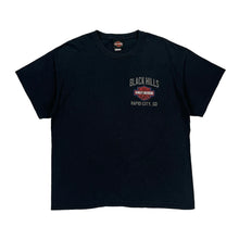  Black Hills Harley Davidson Graphic T-Shirt - XL Navy Cotton