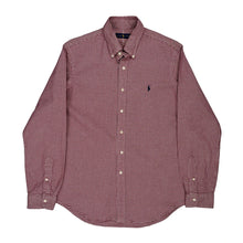  Ralph Lauren Checked Shirt - Large Red Cotton