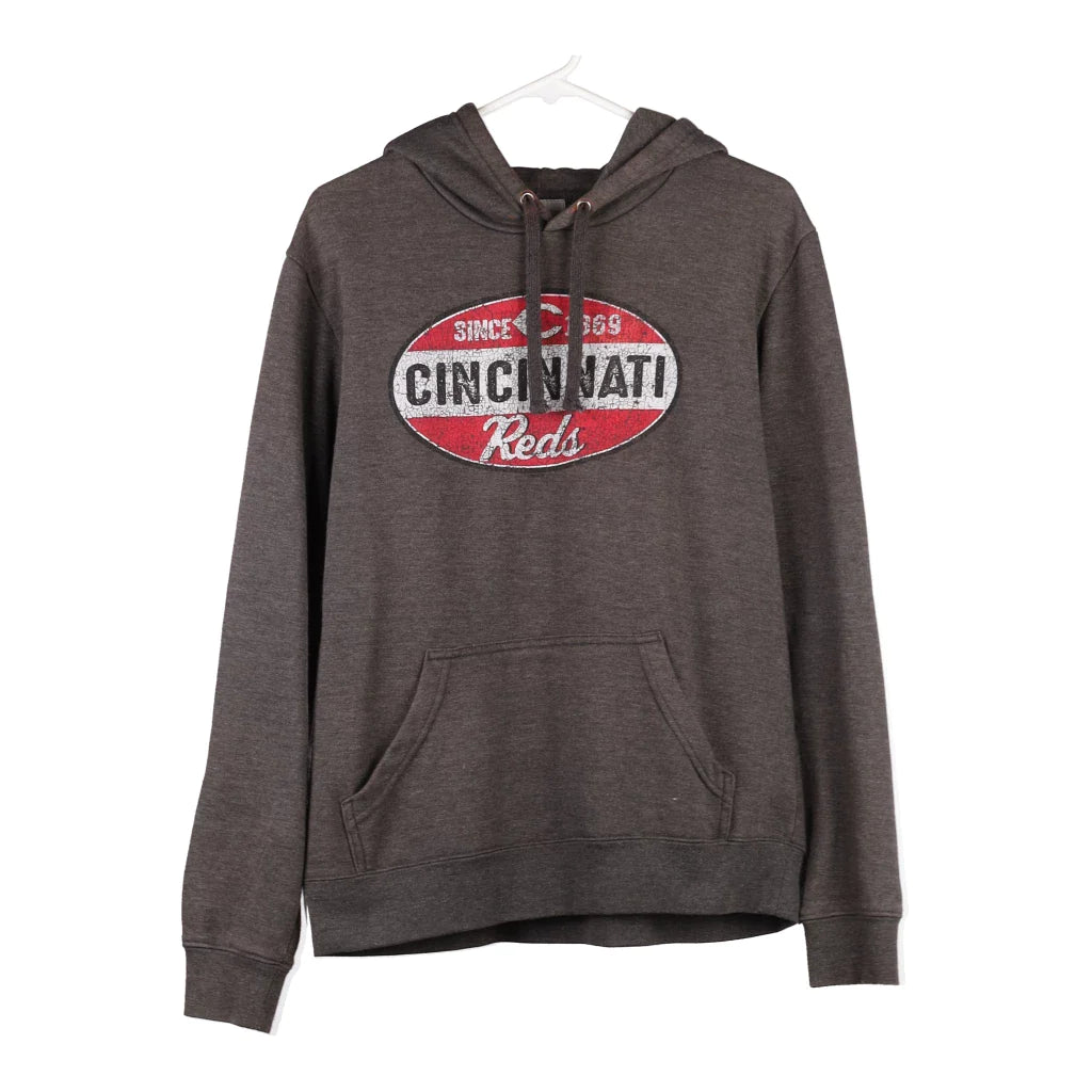  MLB Cincinnati Reds Adult Colorblocked Hooded Pullover, Red,  Medium : Sports & Outdoors