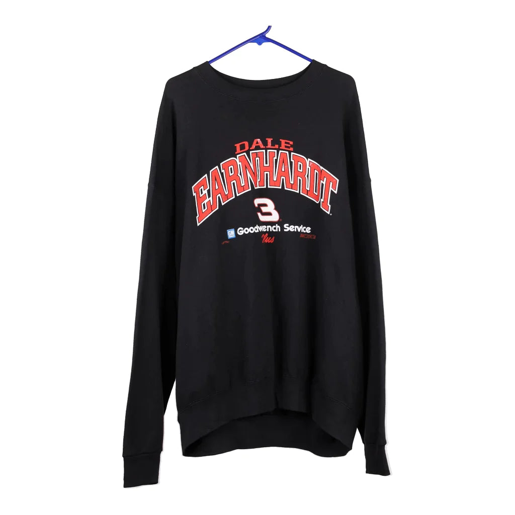 Dale Earnhardt 3 Chase Authentics Sweatshirt 2XL Black Cotton Blend