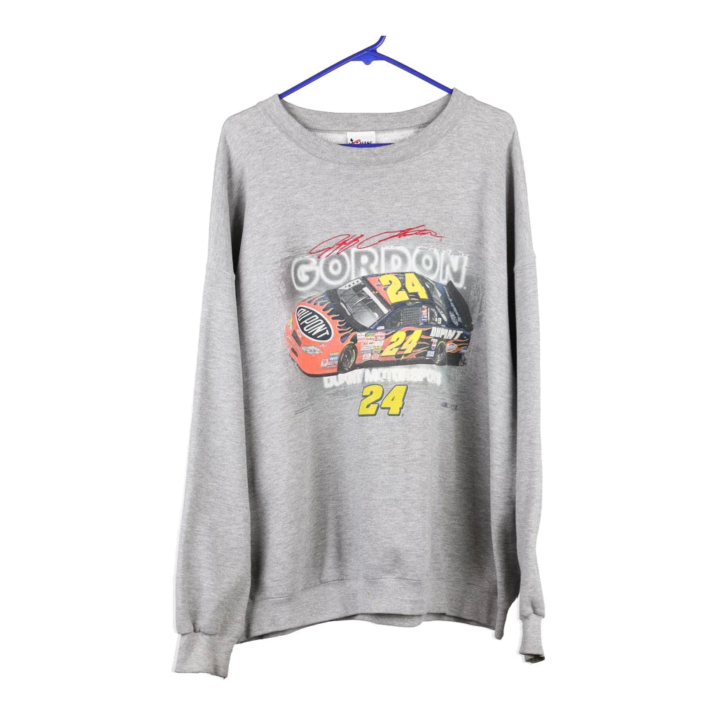 Jeff Gordon 24 Chase Authentics Sweatshirt 2XL Grey Cotton