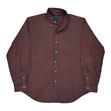  Ralph Lauren Checked Shirt - Large Red Cotton