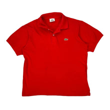  Lacoste Polo Shirt - Medium Red Cotton