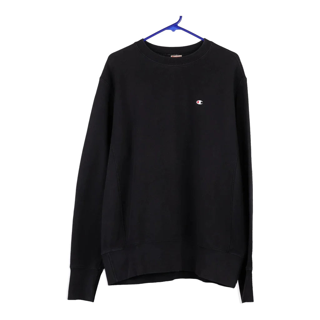 Reverse Weave Champion Sweatshirt - XL Black Cotton