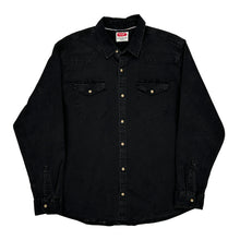  Wrangler Denim Shirt - XL Black Cotton