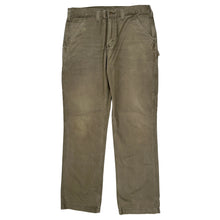  Carhartt Carpenter Trousers - 35″ Waist Green Cotton