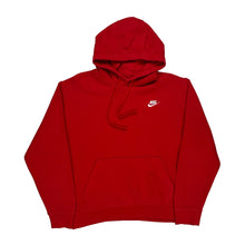  Nike Hoodie - Large Red Cotton Blend