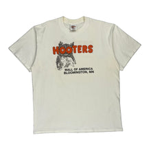  Single Stitch Made In Usa Hooters Graphic T-Shirt - XL White Cotton