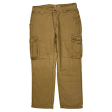  Carhartt Cargo Trousers - 36″ Waist Brown Cotton