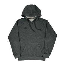  Adidas Hoodie - Medium Grey Cotton Blend