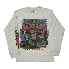  Randy Hannagan Alstyle Nascar Long Sleeve T-Shirt - Medium Grey Cotton