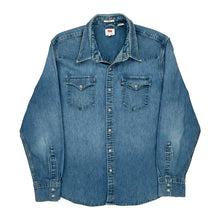  Levis Denim Shirt - Large Blue Cotton