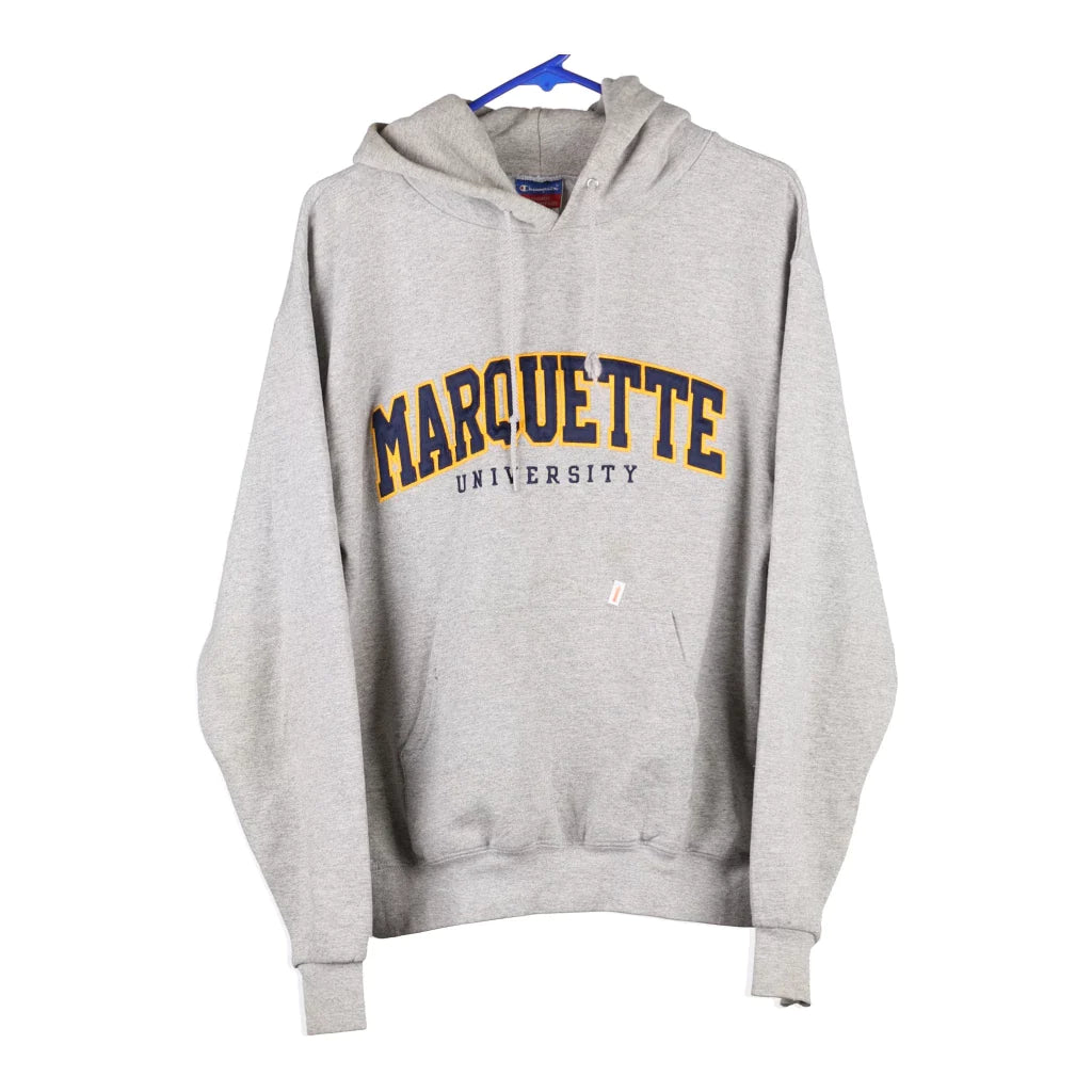 Vintage Marquette University hoodie, Blue Nike embroidered sweatshirt